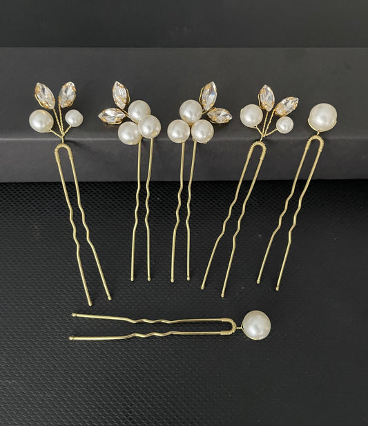 Pearl Wedding Hair Pins